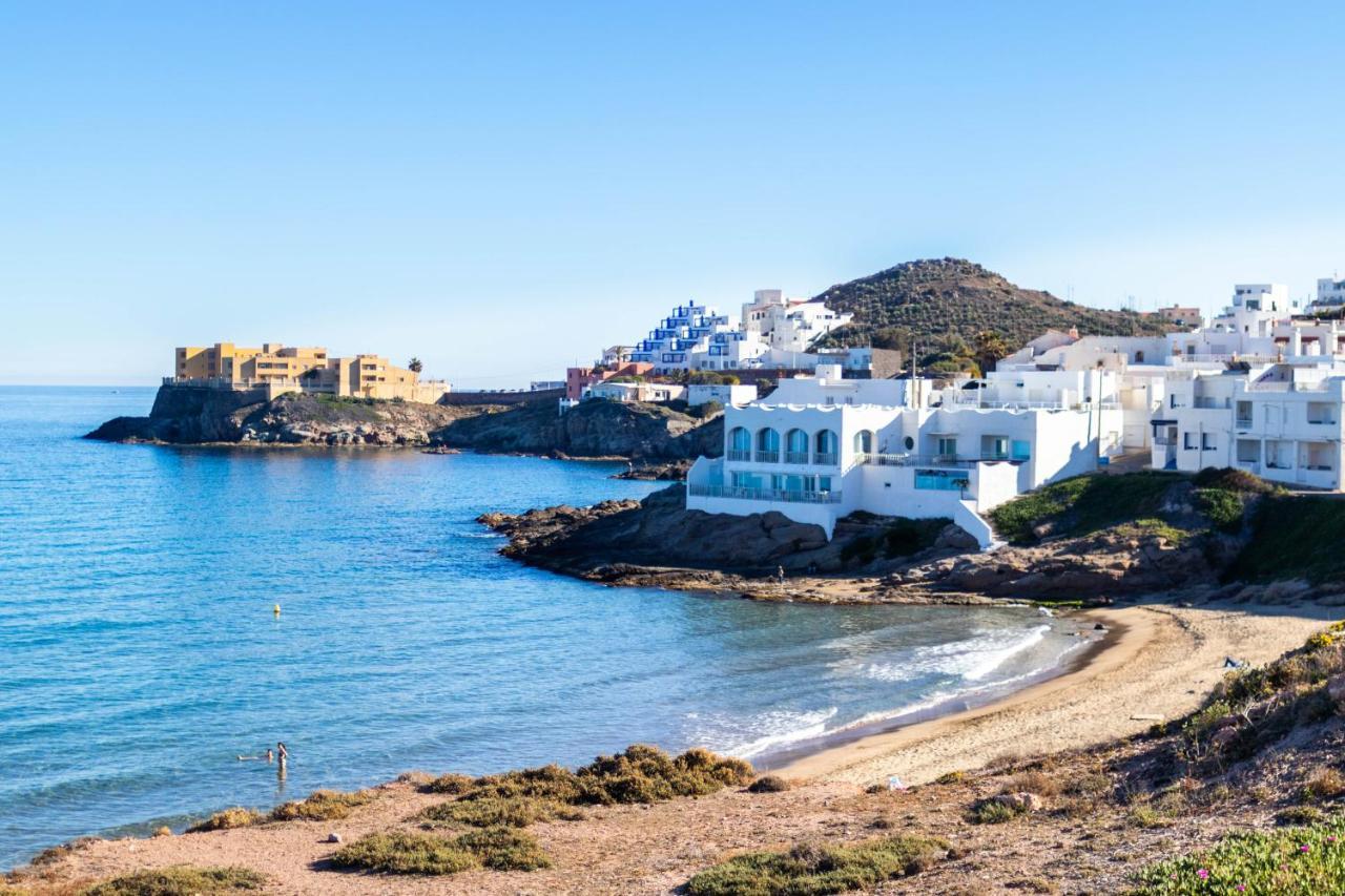 El Velero A 300M De La Playa Piscina Temporada Parking Y Wifi Villa San José Exteriör bild