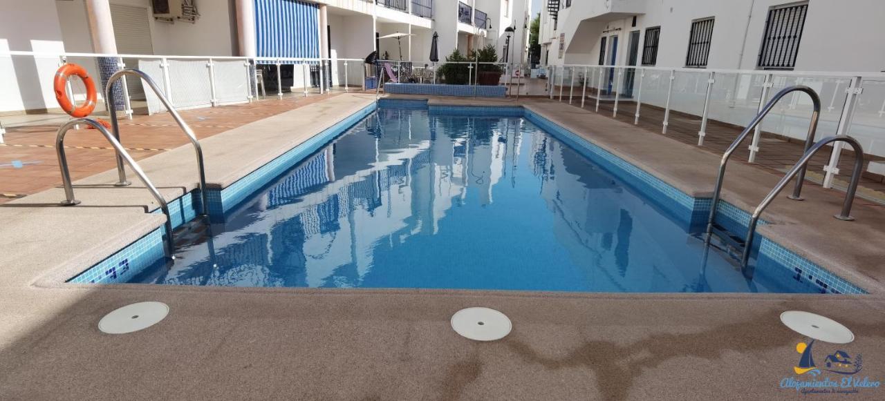 El Velero A 300M De La Playa Piscina Temporada Parking Y Wifi Villa San José Exteriör bild