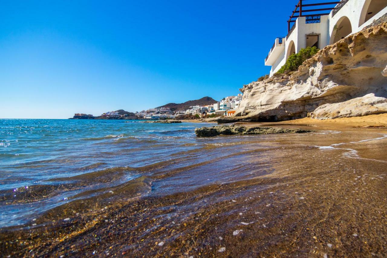 El Velero A 300M De La Playa Piscina Temporada Parking Y Wifi Villa San José Exteriör bild